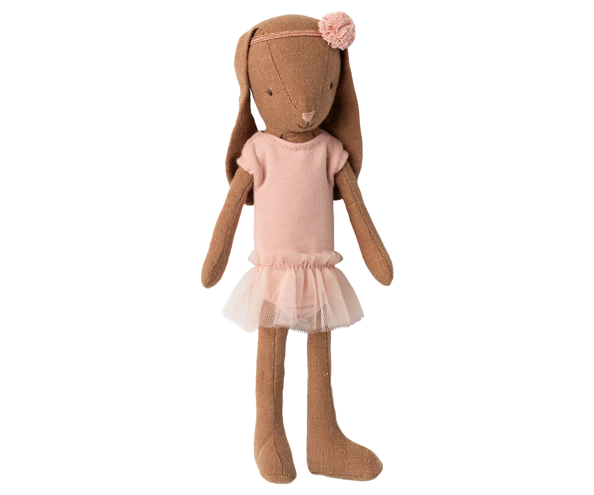 Bunny Size 1, Chocolate Brown - Ballet Leotard + Skirt | Pink