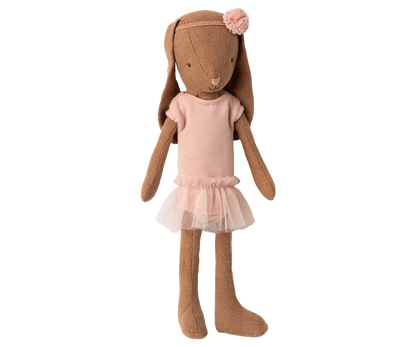 Bunny Size 1, Chocolate Brown - Ballet Leotard + Skirt | Pink