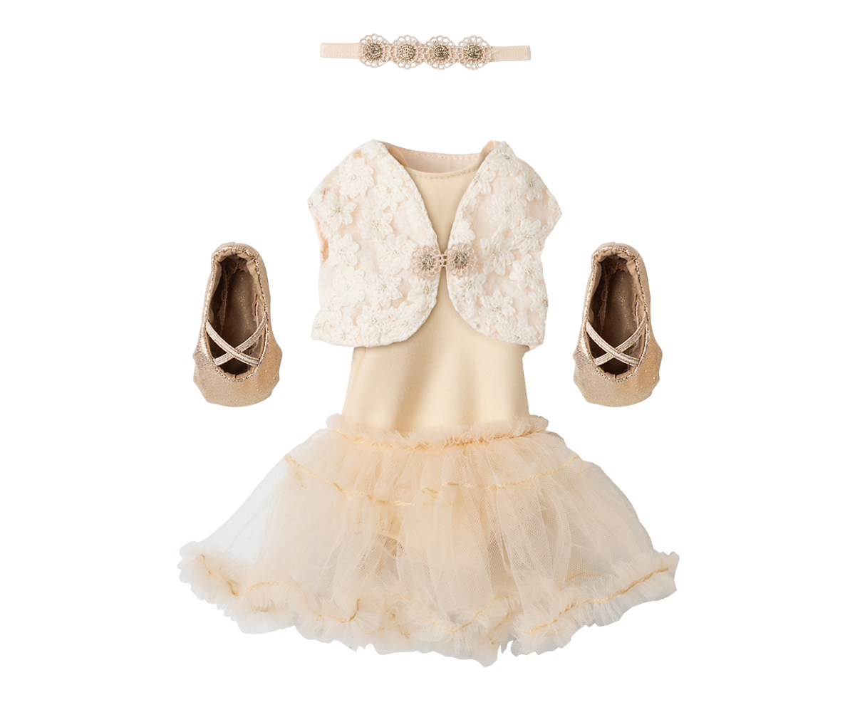 Ballet leotard and skirt size 3 | cream