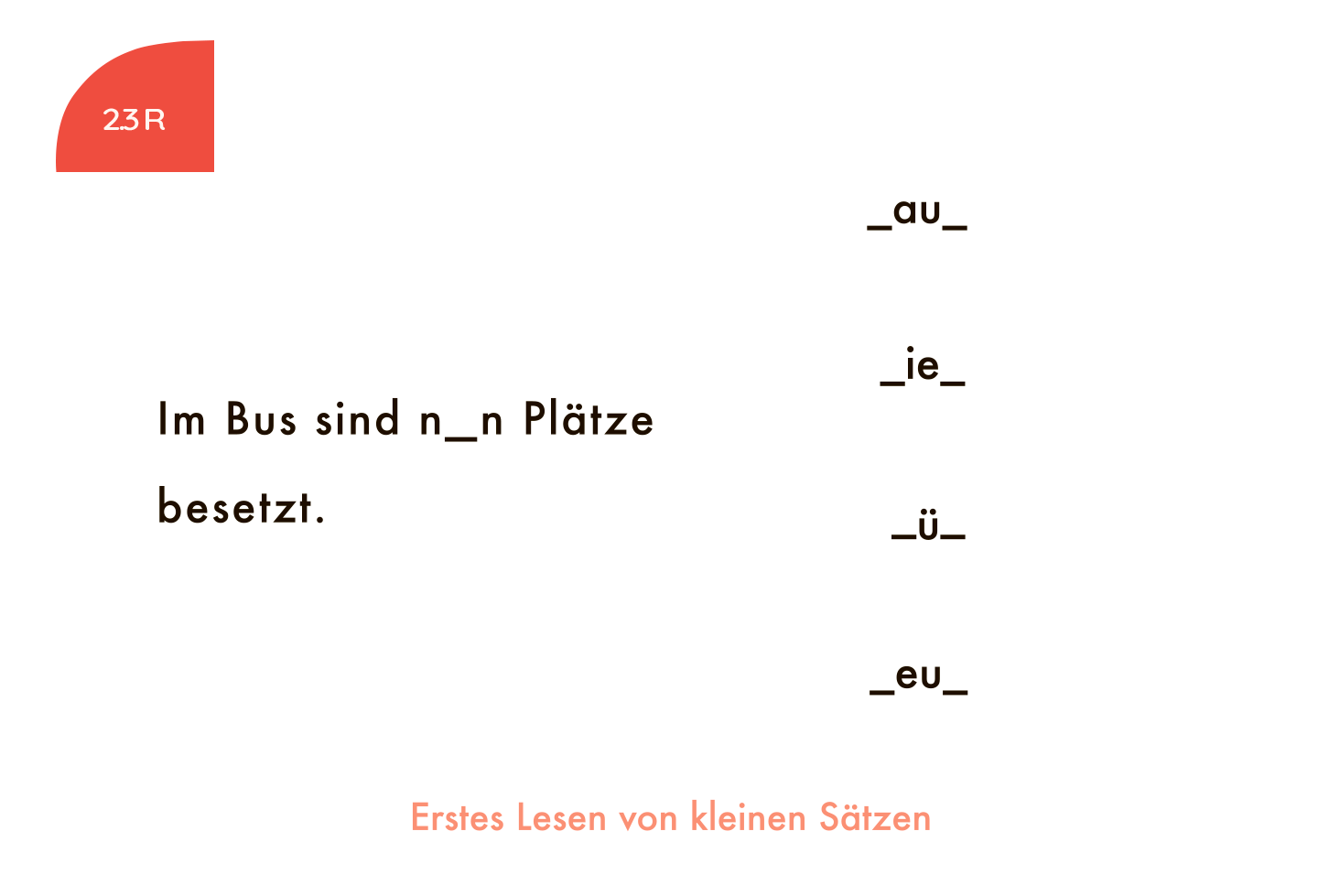 Lochkasten Kartensatz Erstes Lesen von Sätzen vom Kölner Lernspielverlag - Detailansicht 2