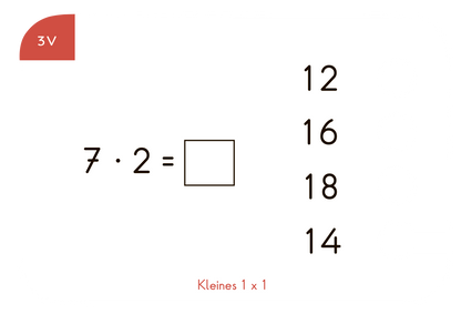 Lochkasten Kartensatz Kleines 1x1 vom Kölner Lernspielverlag - Detailansicht 2