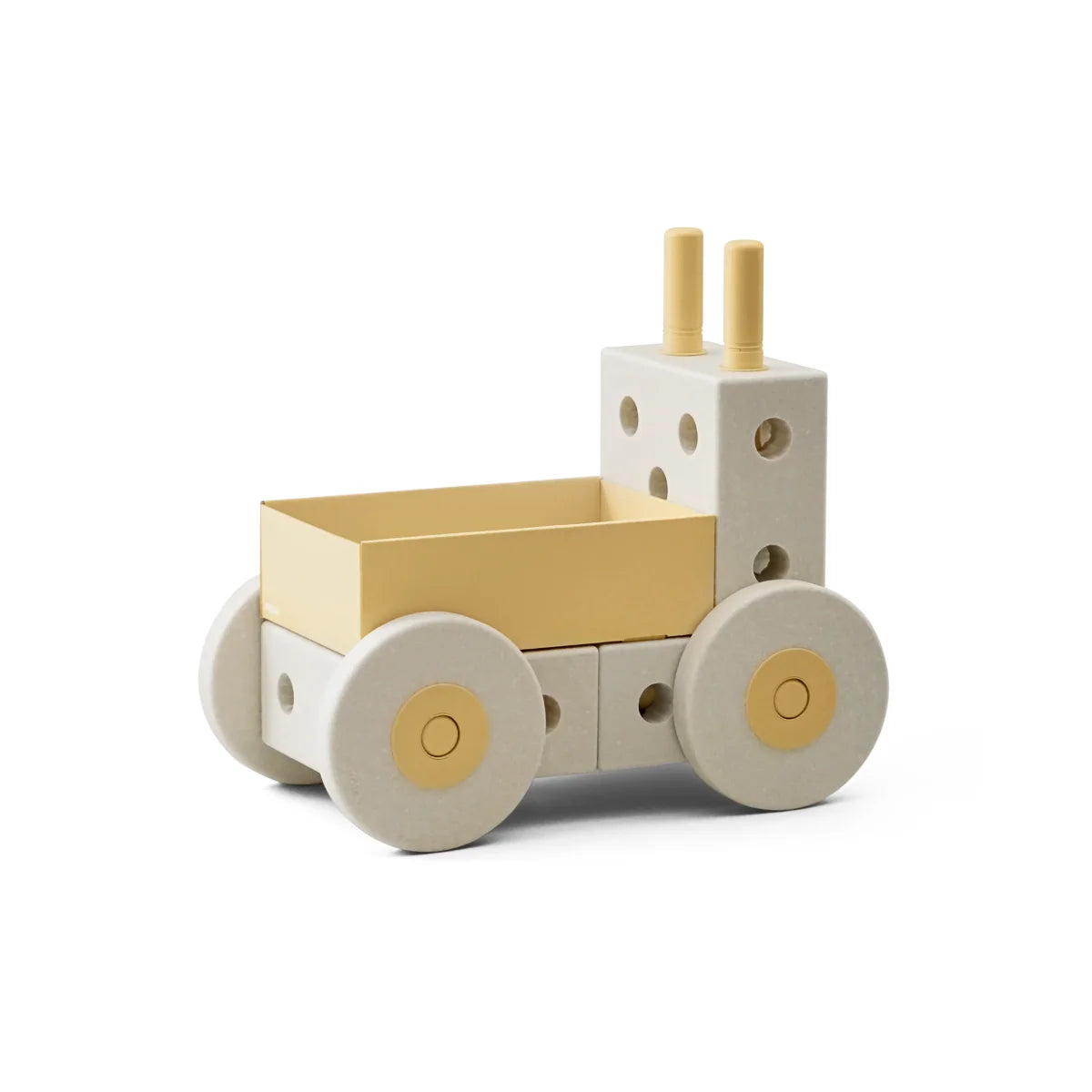 MODU 3-in-1 Lauflernwagen in Sand Grey und Honey Yellow