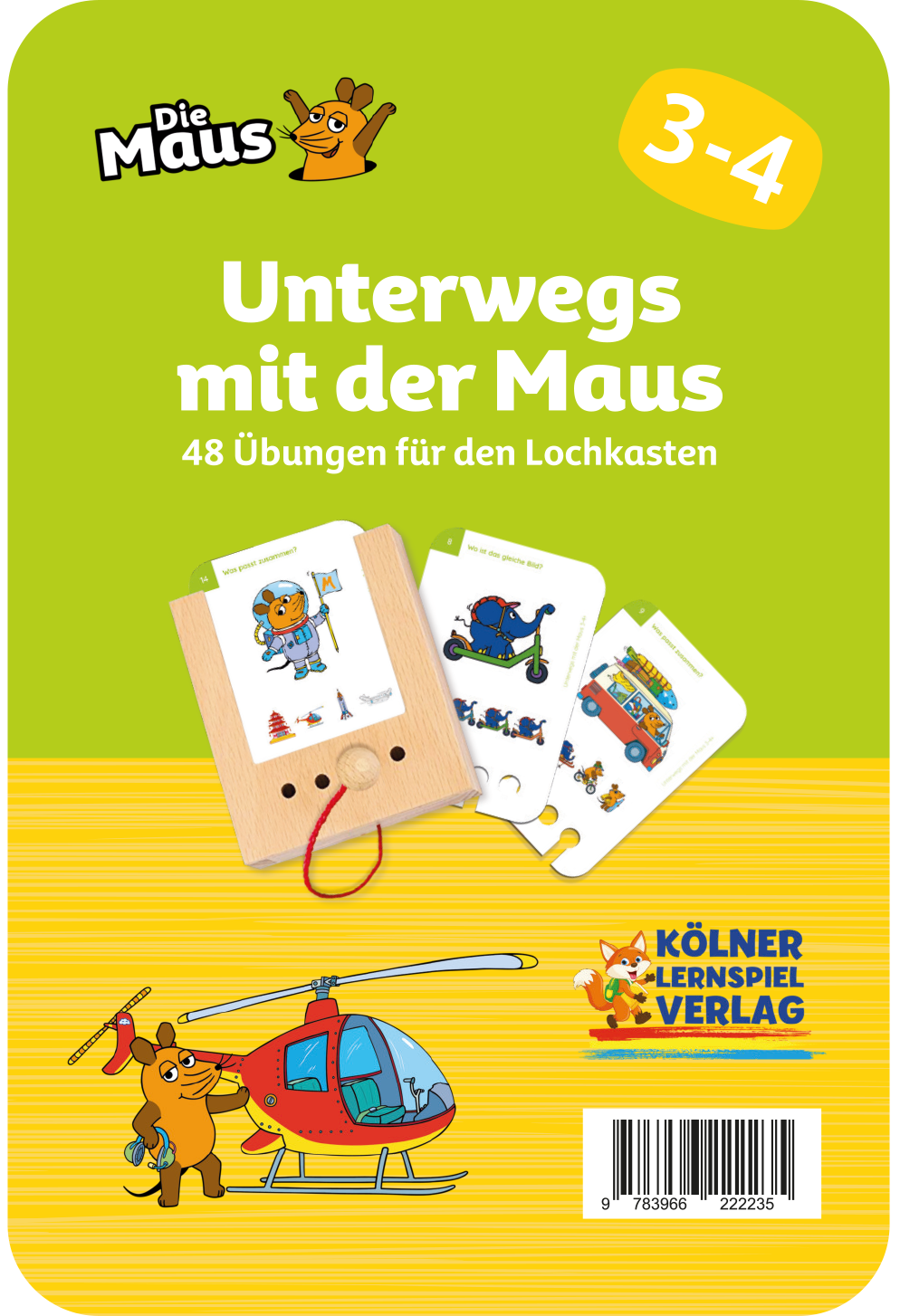 Lochkasten Kartensatz Unterwegs mit der Maus vom Kölner Lernspielverlag