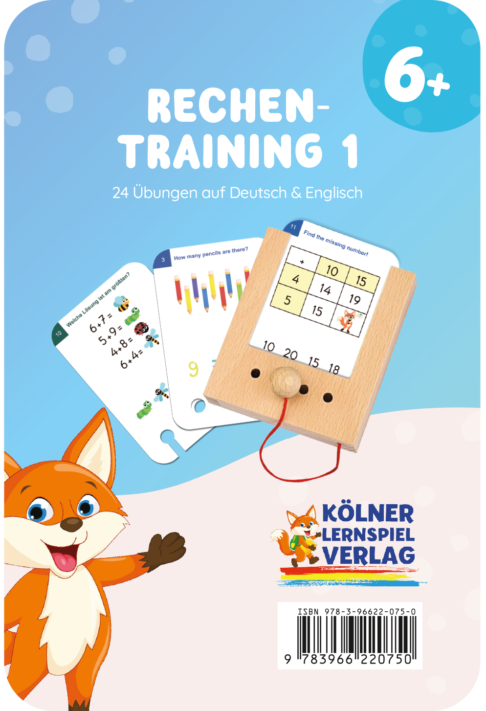 Lochkasten Kartensatz Rechentraining 1 vom Kölner Lernspielverlag
