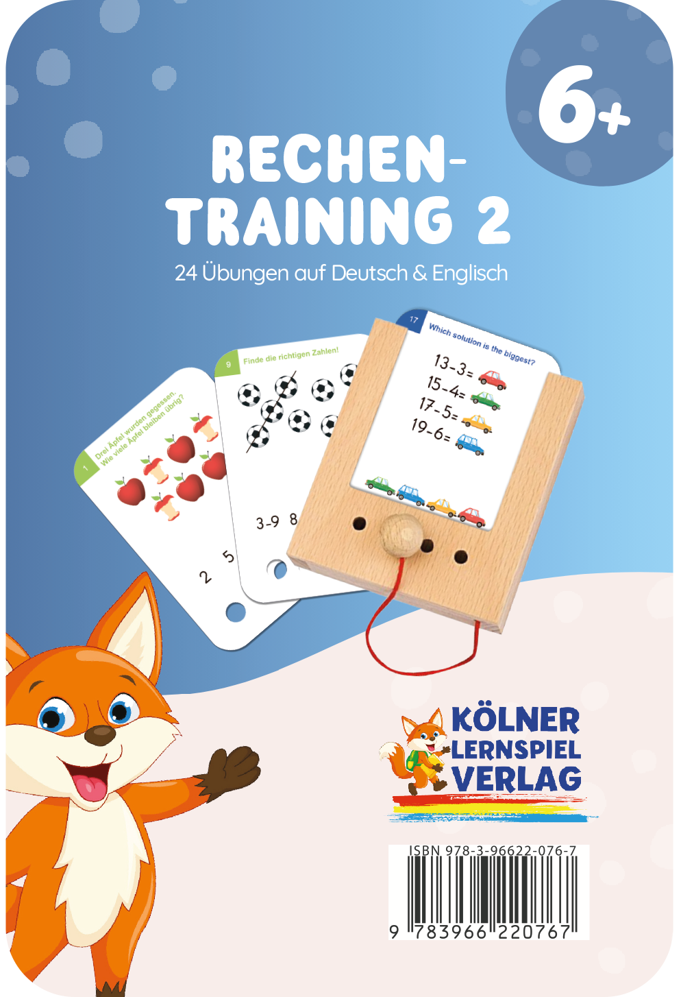 Lochkasten Kartensatz Rechentraining 2 vom Kölner Lernspielverlag