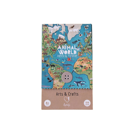 Animal World Poster + Stickers