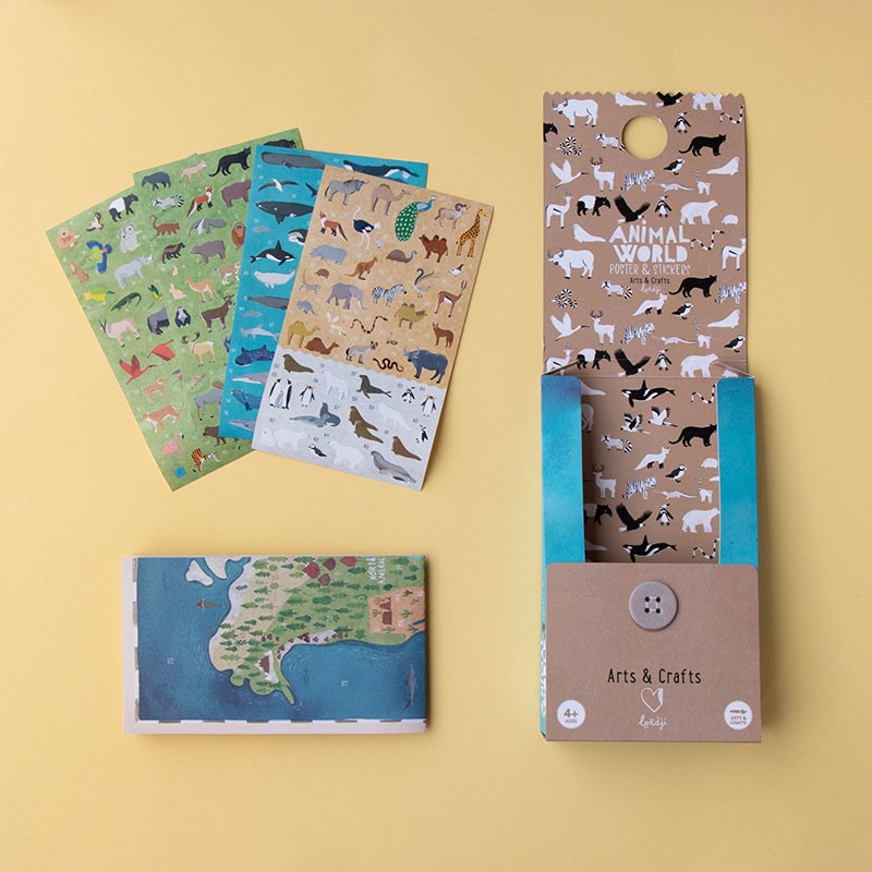 Animal World Posters + Stickers