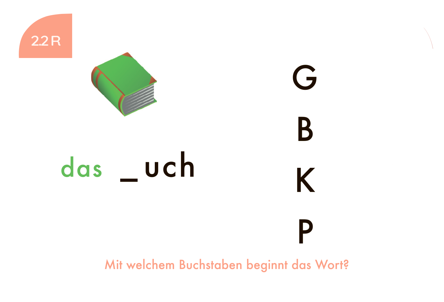 Lochkasten Kartensatz Anfangs- + Endbuchstaben vom Kölner Lernspielverlag - Detailansicht 2