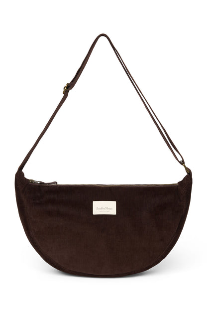 Rib Puffy Adult Fanny Pack | Dark Brown