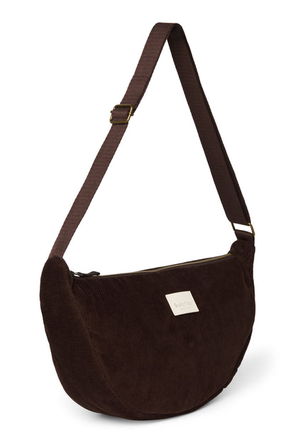 Rib Puffy Adult Fanny Pack | Dark Brown