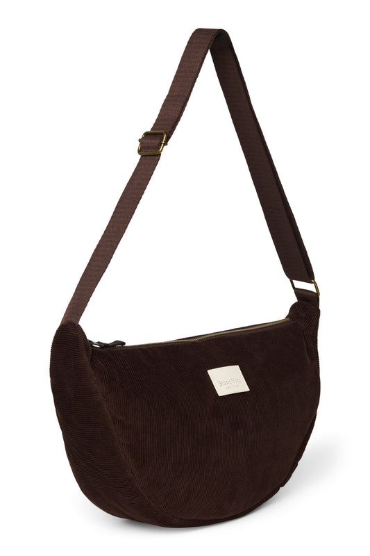Rib Puffy Adult Fanny Pack | Dark Brown