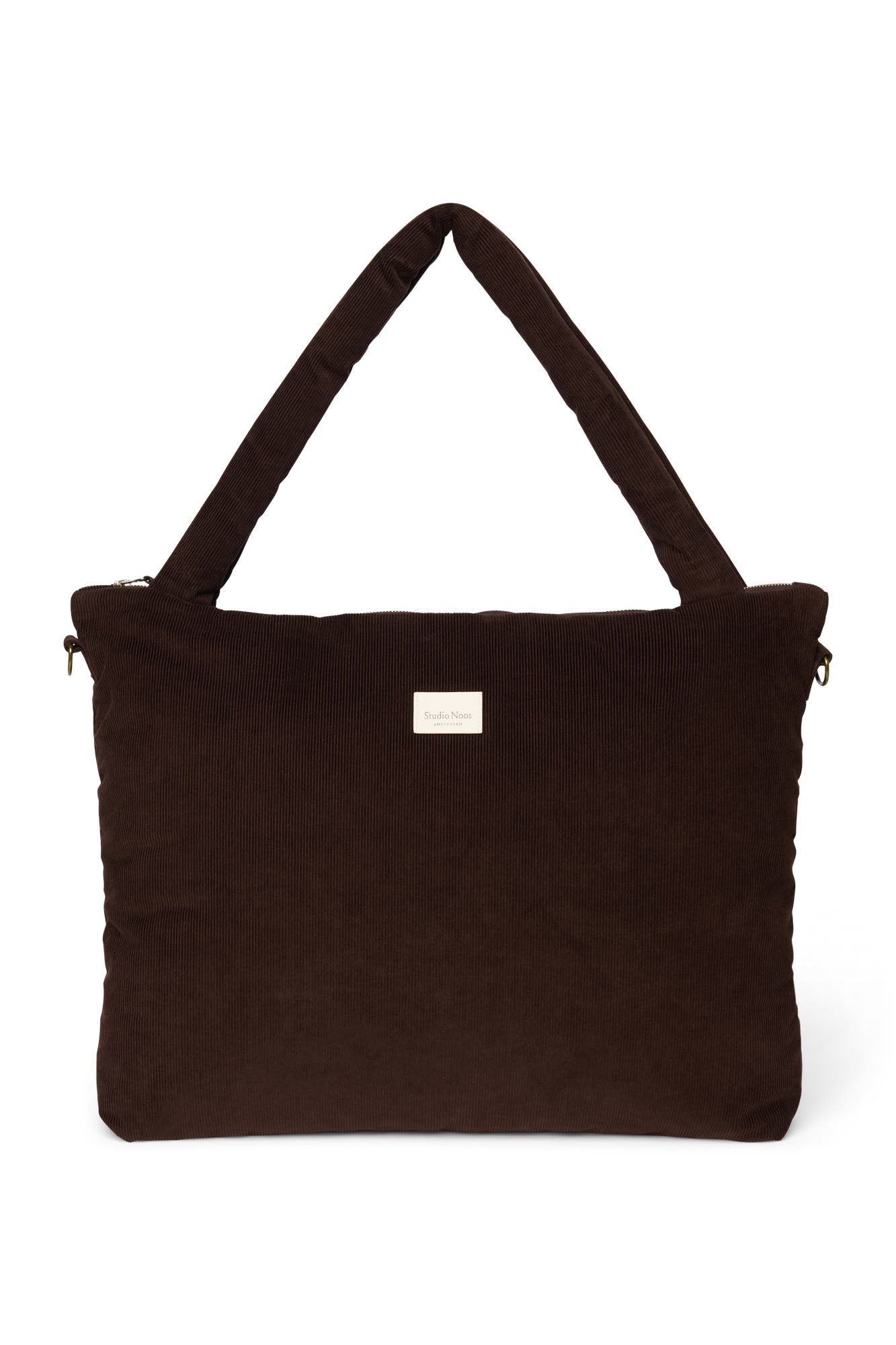 Borsa fasciatoio Rib Puffy | Marrone scuro