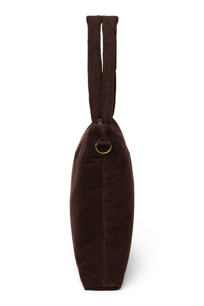 Borsa fasciatoio Rib Puffy | Marrone scuro