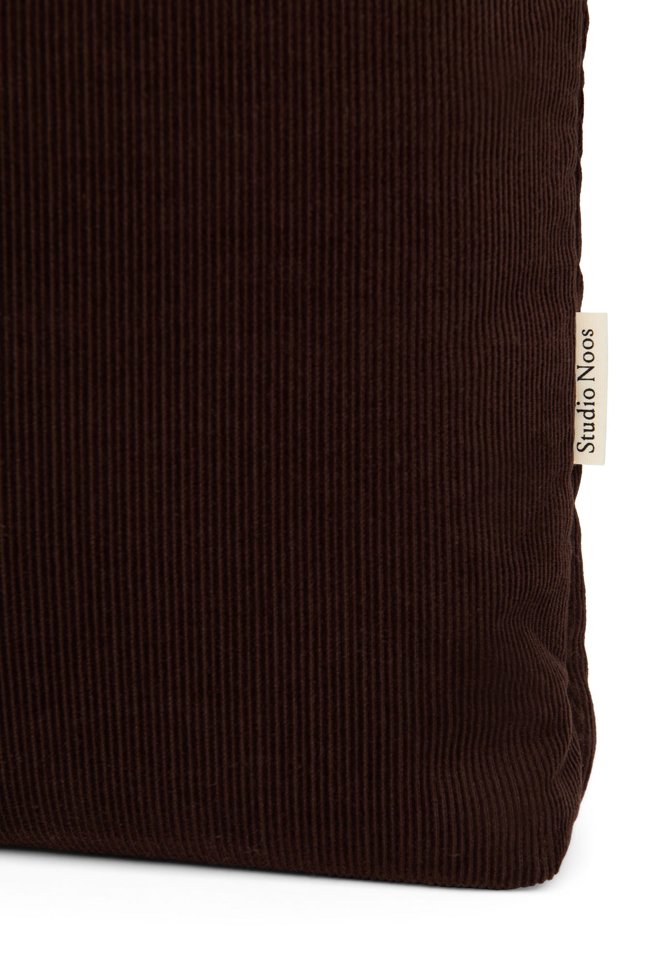 Rib Puffy Mom Bag | Dark Brown