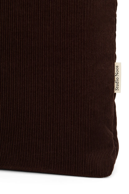 Rib Puffy Mom Bag | Dark Brown