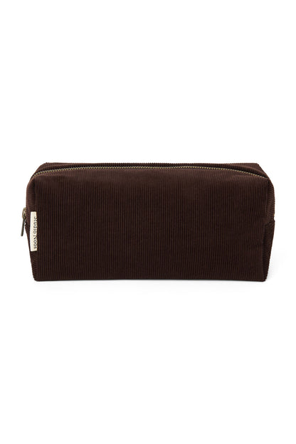 Rib Puffy Pouch | Dark Brown