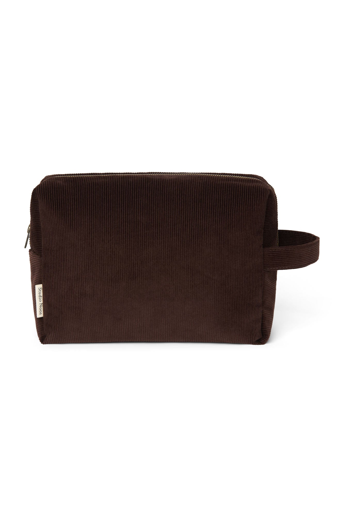 Beauty case Rib Puffy | Marrone scuro