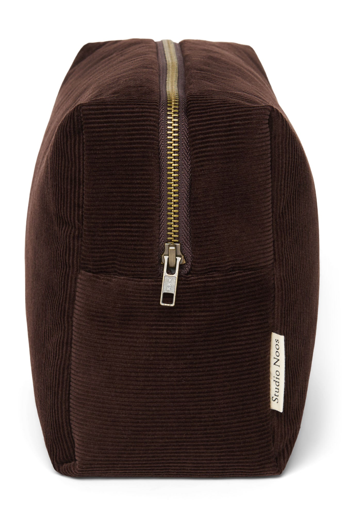 Beauty case Rib Puffy | Marrone scuro