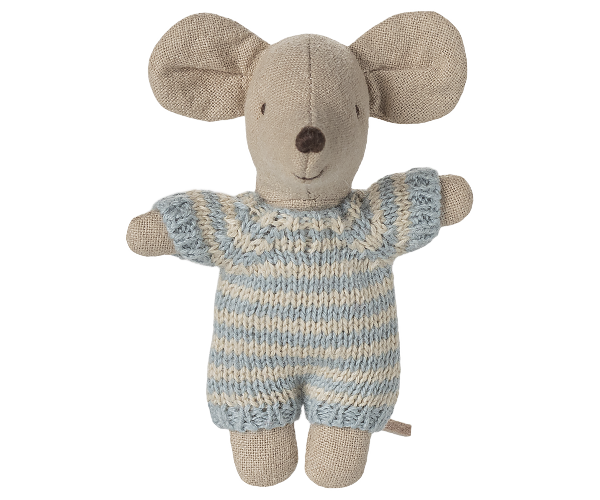 Baby mouse in carrier bag | Blue