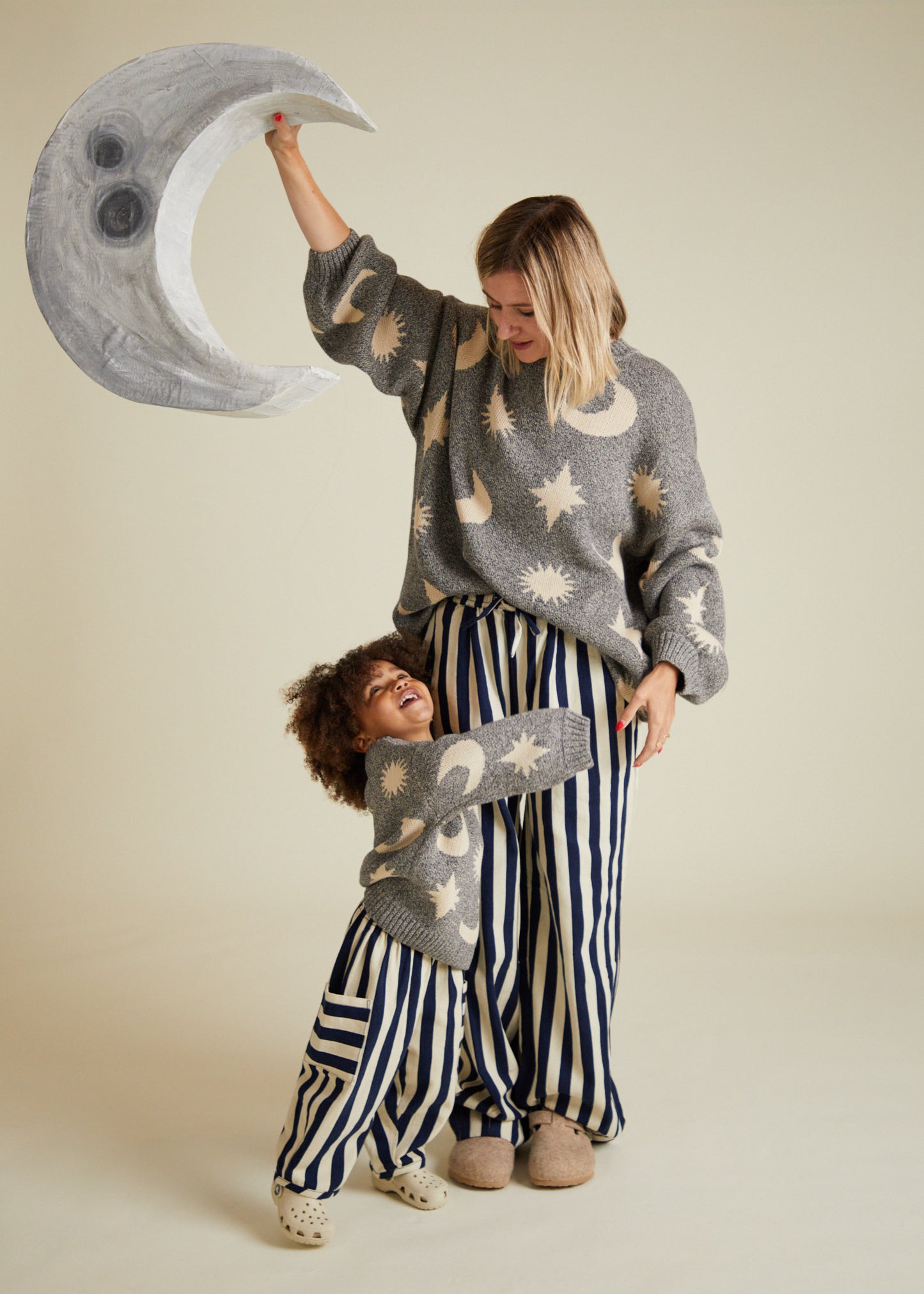 Cozmo Midnight Moon Star Sweater Kids