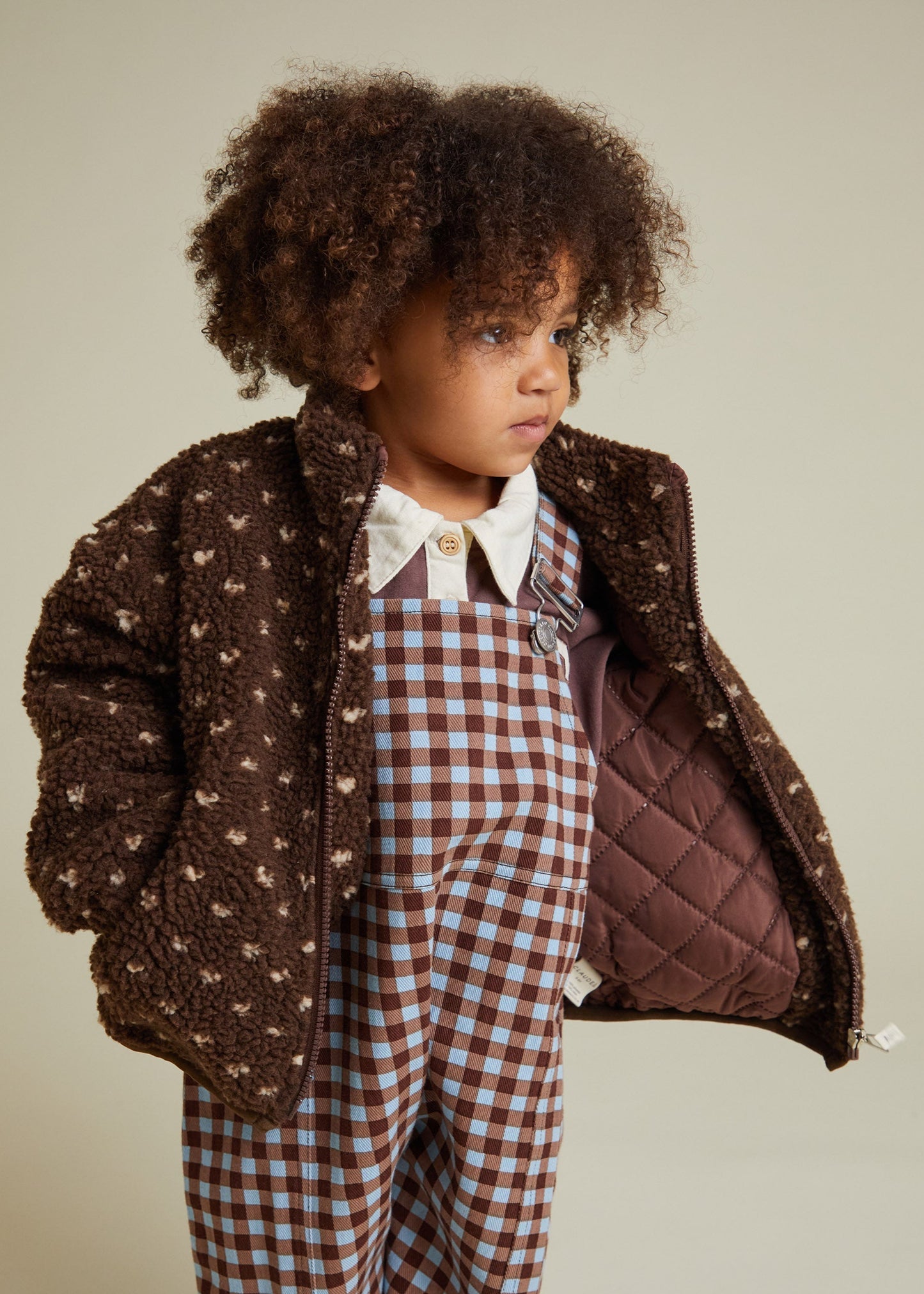 Drew Spot Borg Jacket | Chocolate