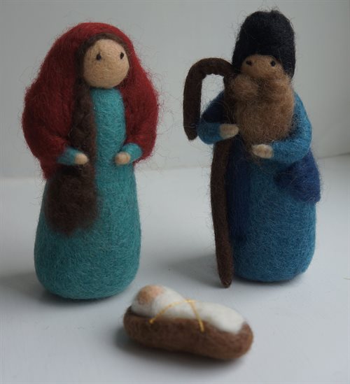 Gamcha Weihnachtskrippe Figurenset Bild 3