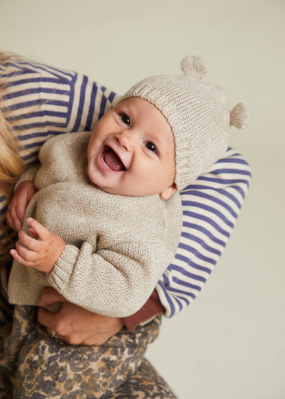 Hampton Wrap Cardigan Set | Oat