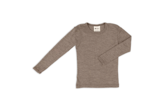 Chemise à manches longues pour enfant | noyer