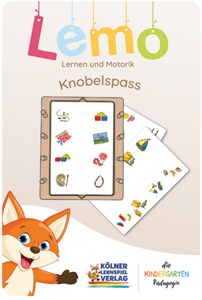 Lemo Kartensatz Knobelspass vom Kölner Lernspielverlag