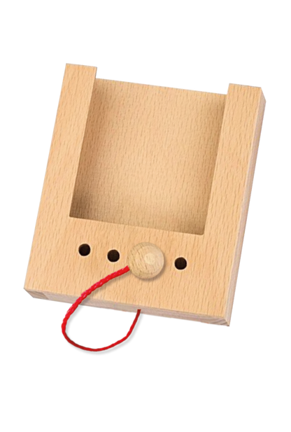 Lochkasten Grundgerät aus Holz vom Kölner Lernspielverlag