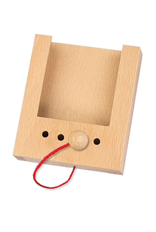 Lochkasten Grundgerät aus Holz vom Kölner Lernspielverlag