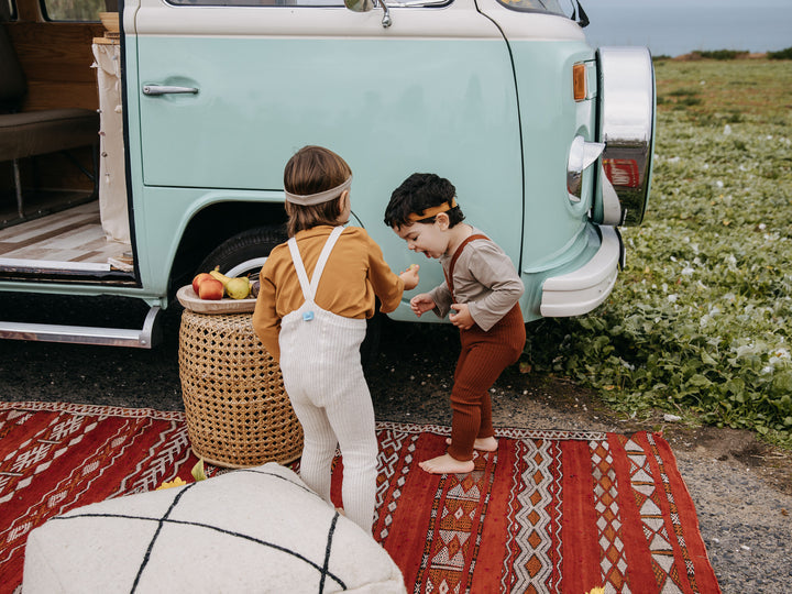 Hippy Footless Tights with Straps | Cinnamon