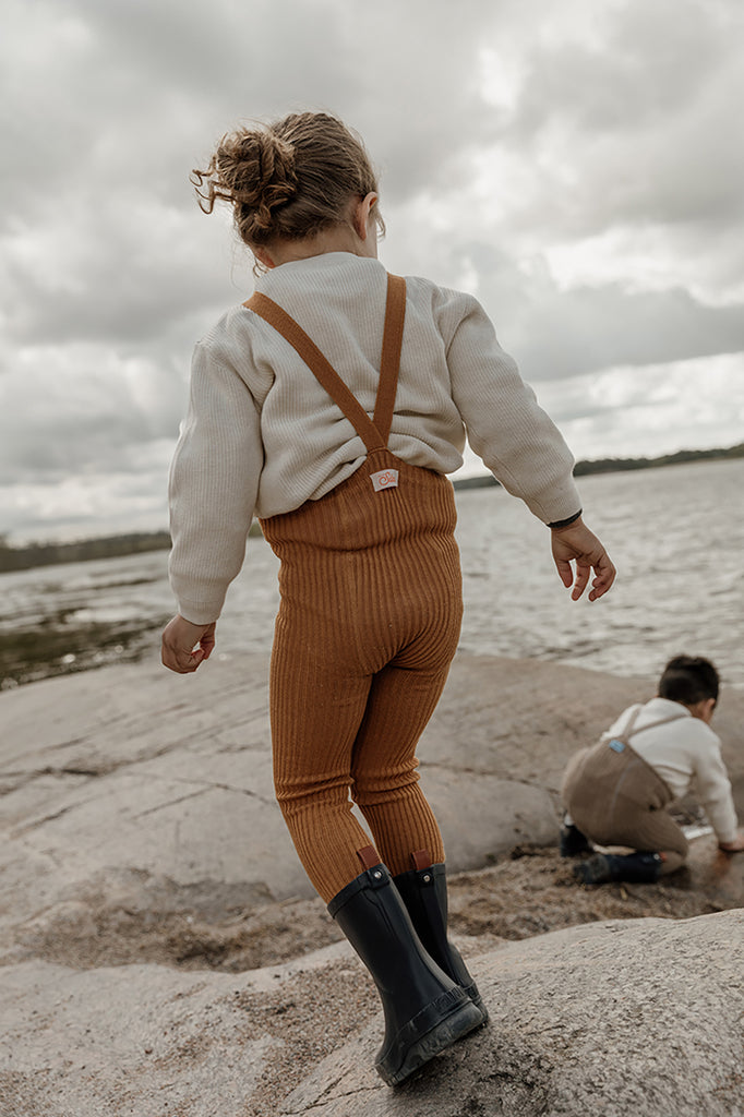 Hippy Footed Strumpfhosen mit Träger | Amber