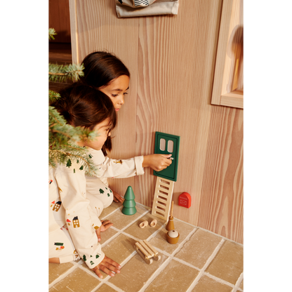 Elf door Lena | Garden green multi mix