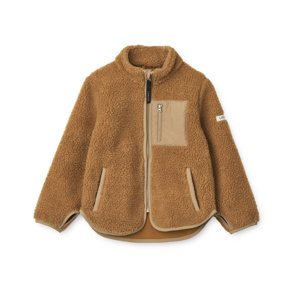 Nolan Fleecejacke | Golden caramel oat mix