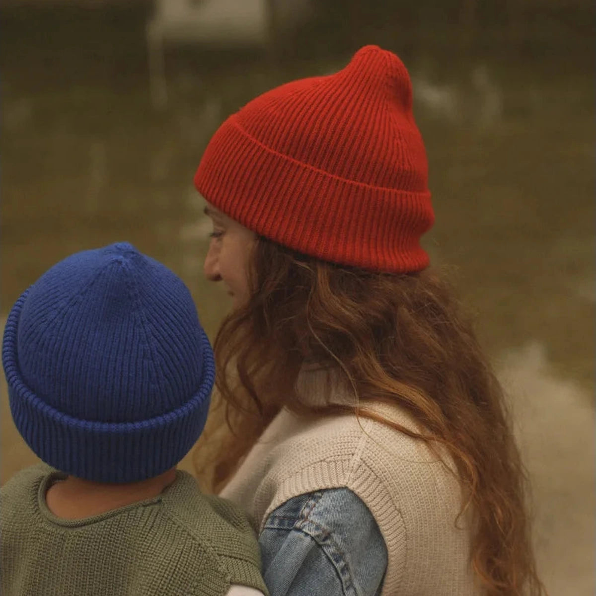 Adult Beanie Fonzie | Red