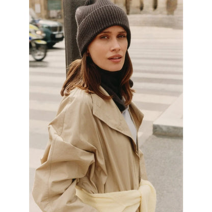 LOVEM AMI BEANIE Kaschmirmütze in Braun – Ansicht 2