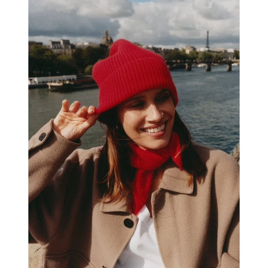 LOVEM AMI BEANIE Kaschmirmütze in Rot