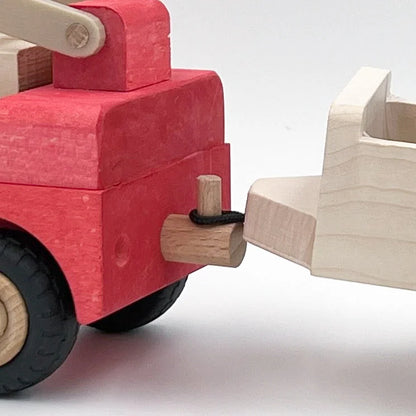 Holzspielzeug Lastwagen und Anhänger für Anhänger MAX Zubehör