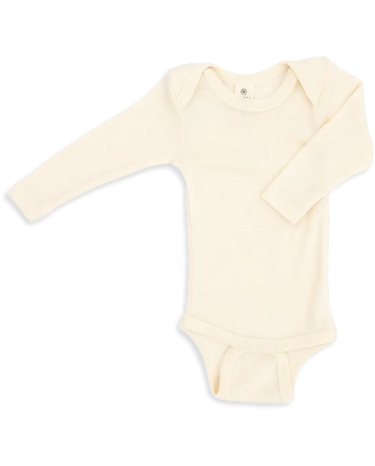 Engel Baby Body Langarm | natur - Baby Body