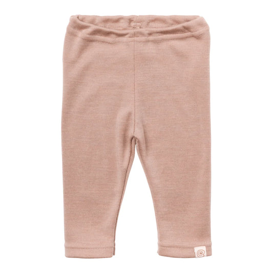 Engel Baby-Leggings aus Merinowolle und Seide in Dustyrose