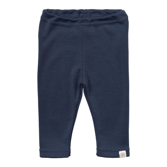 Engel Baby-Leggings aus Merinowolle und Seide in Marine