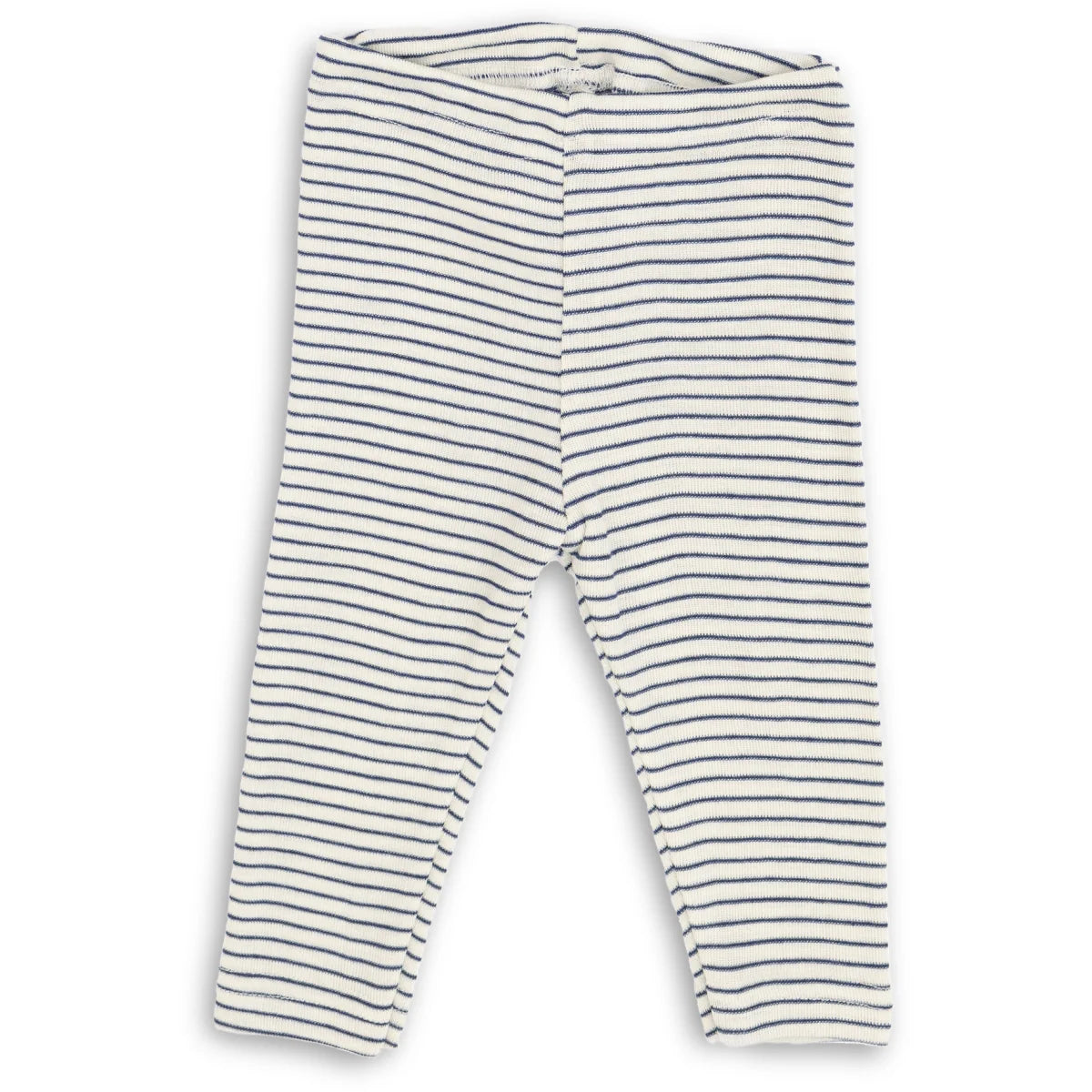 Engel Baby-Leggings aus Merinowolle und Seide in Natur und Marine