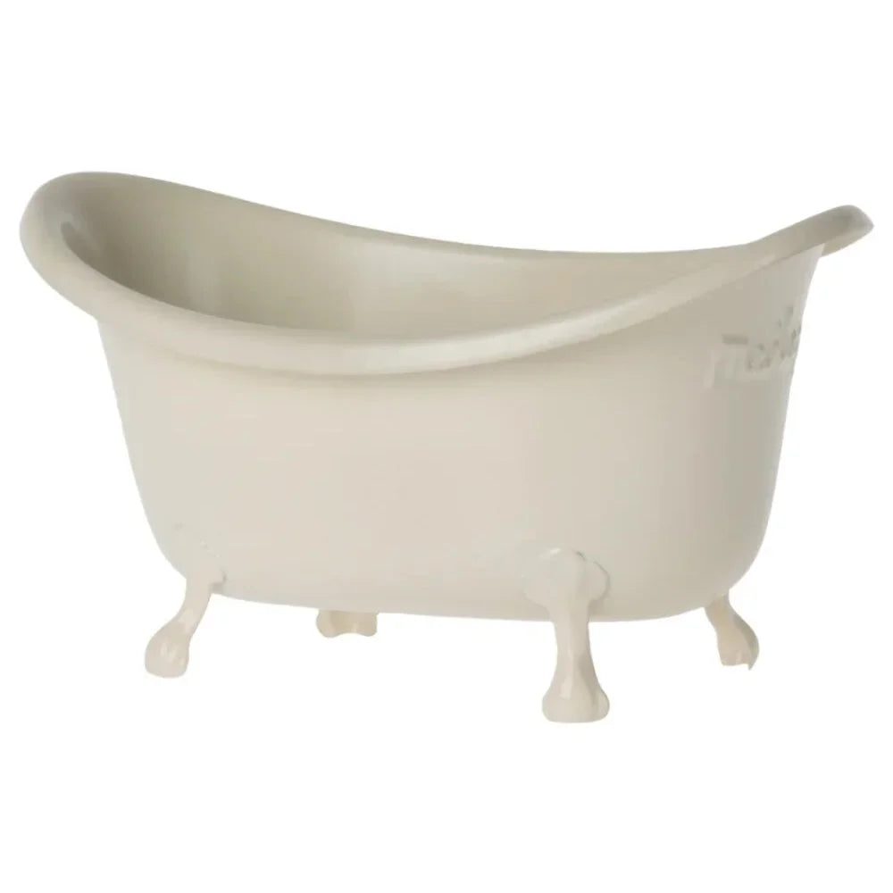 Vintage Badewanne Maus mit geschwungenen Kanten und kurzen Füßen