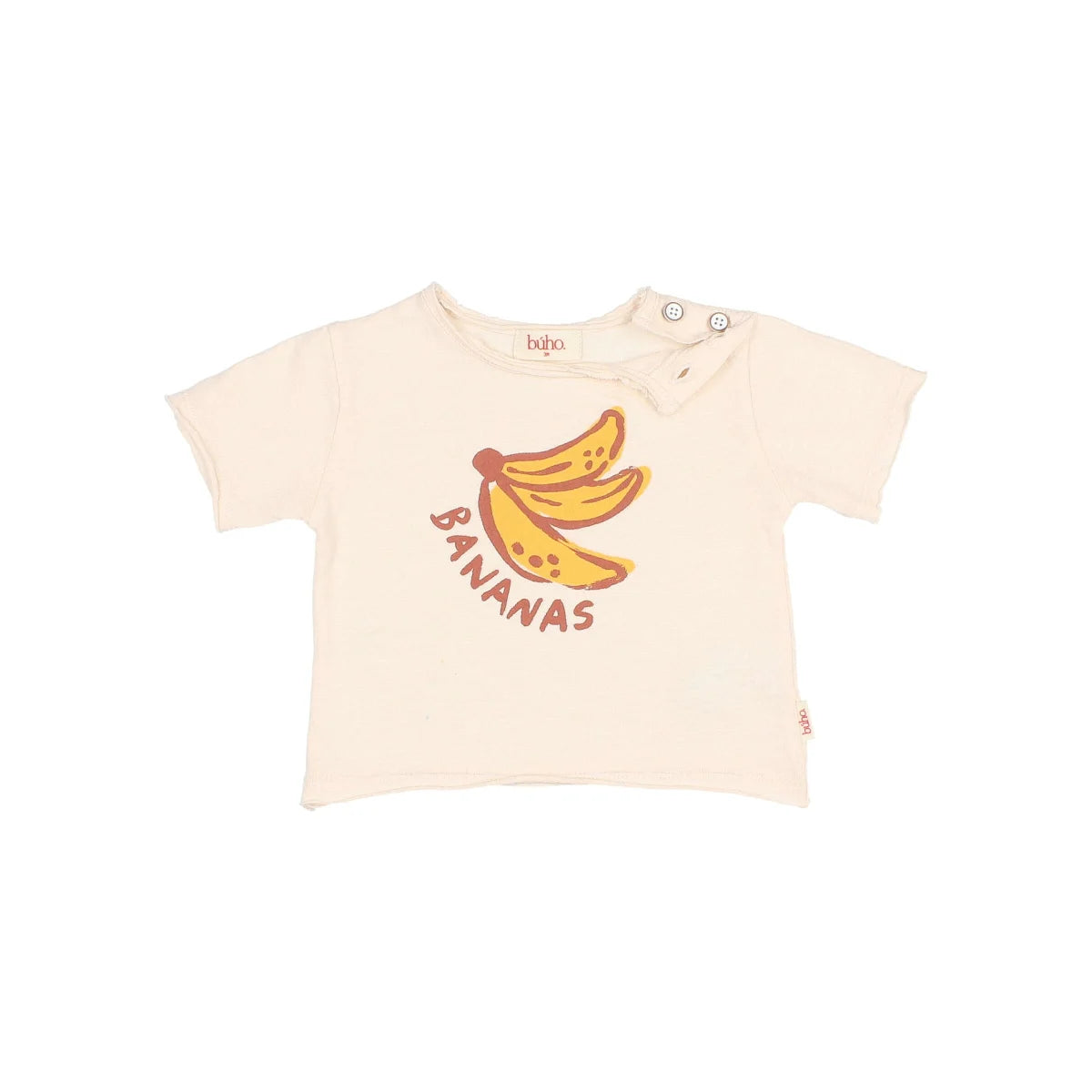 Nachhaltige Babytee Bananas Sand, ökologische Babykleidung Schweiz