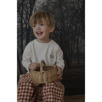 Barrel Pants | Paprika Gingham
