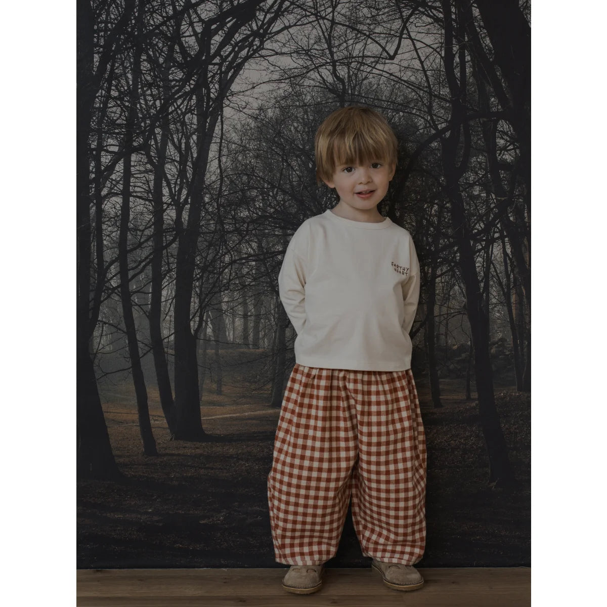 Barrel Pants | Paprika Gingham