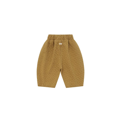 Organic Zoo Barrel Pants Seed Quilt Detail