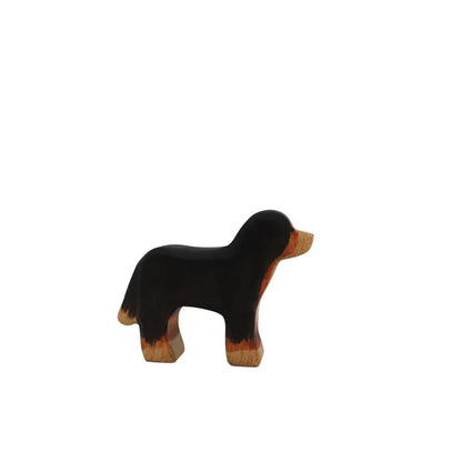 Holzspielzeughund mit Schwarz-Braun-Markierungen für Berner Sennenhund Produkt