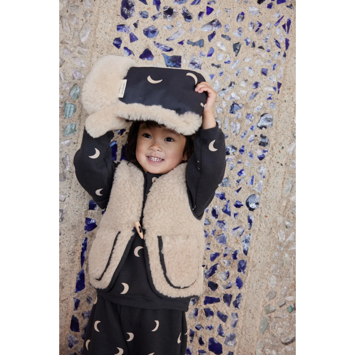 Coated Pram Mittens x Organic Zoo | Midnight Moon